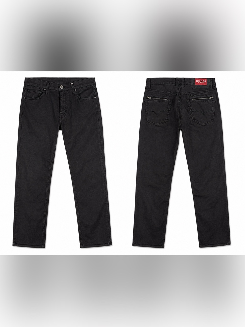 Guess‎ Men's Slim Straight Jeans in Black 34x30